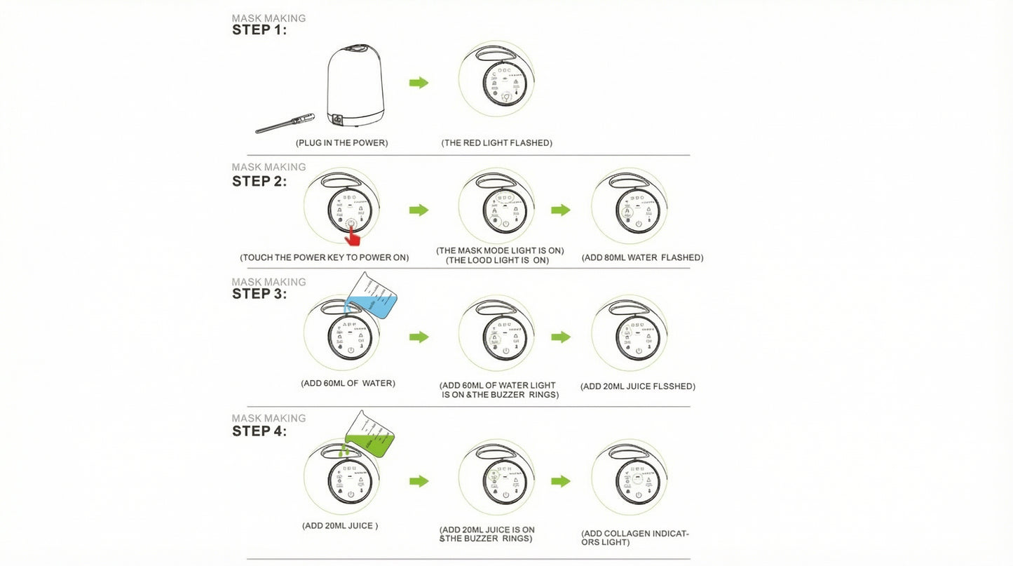Zenvio™ PureBlend Collagen Facial Mask Maker