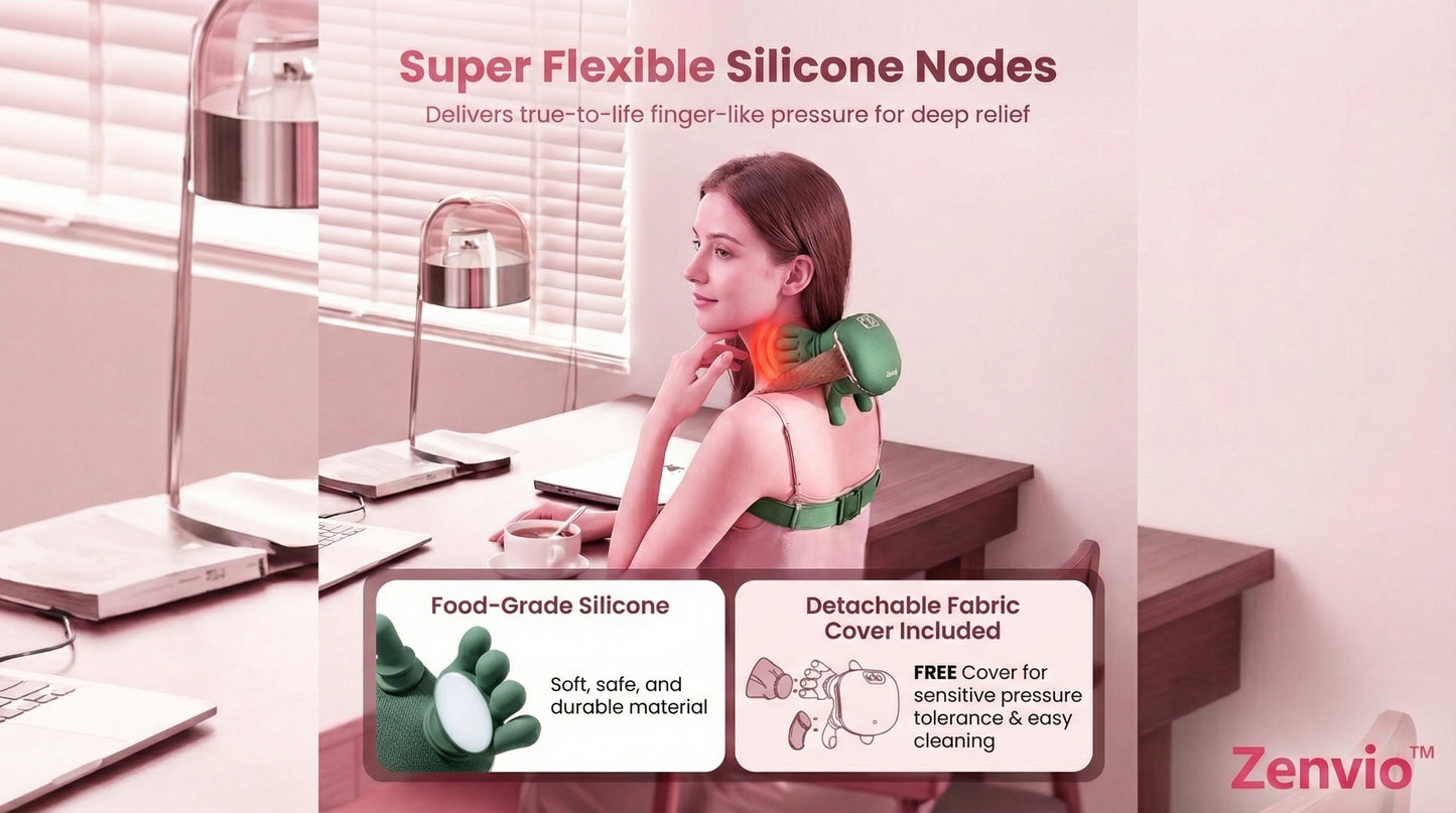 Zenvio™ CalmFlow Neck & Body Massager